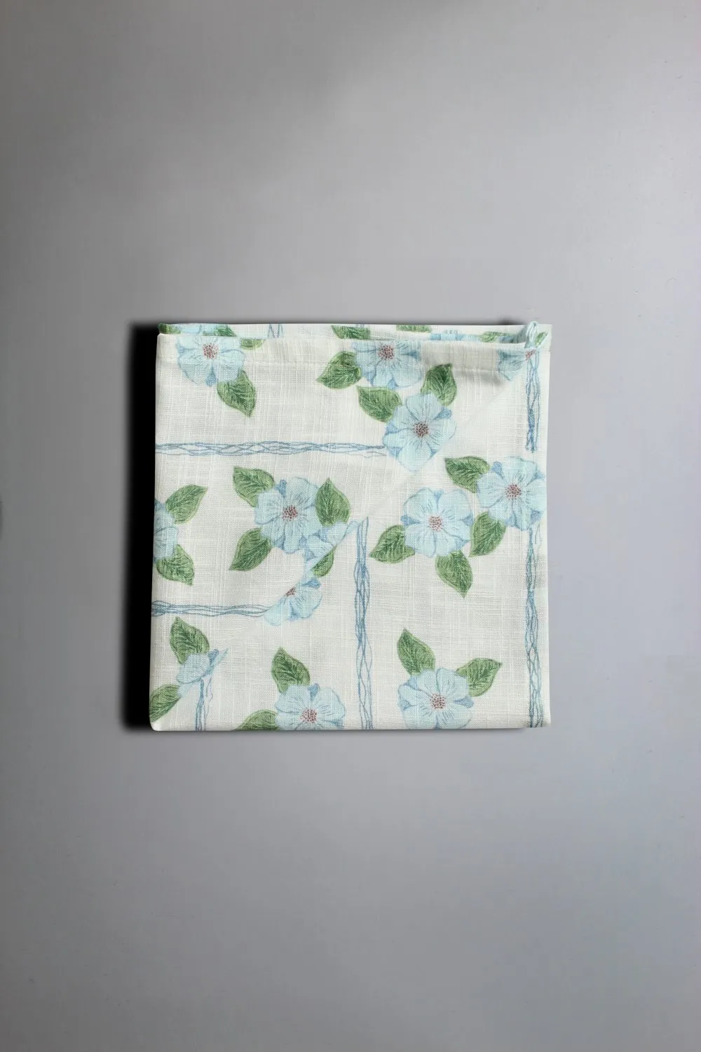 Serviette im 4er-Pack - Anna-Lisa (blau)