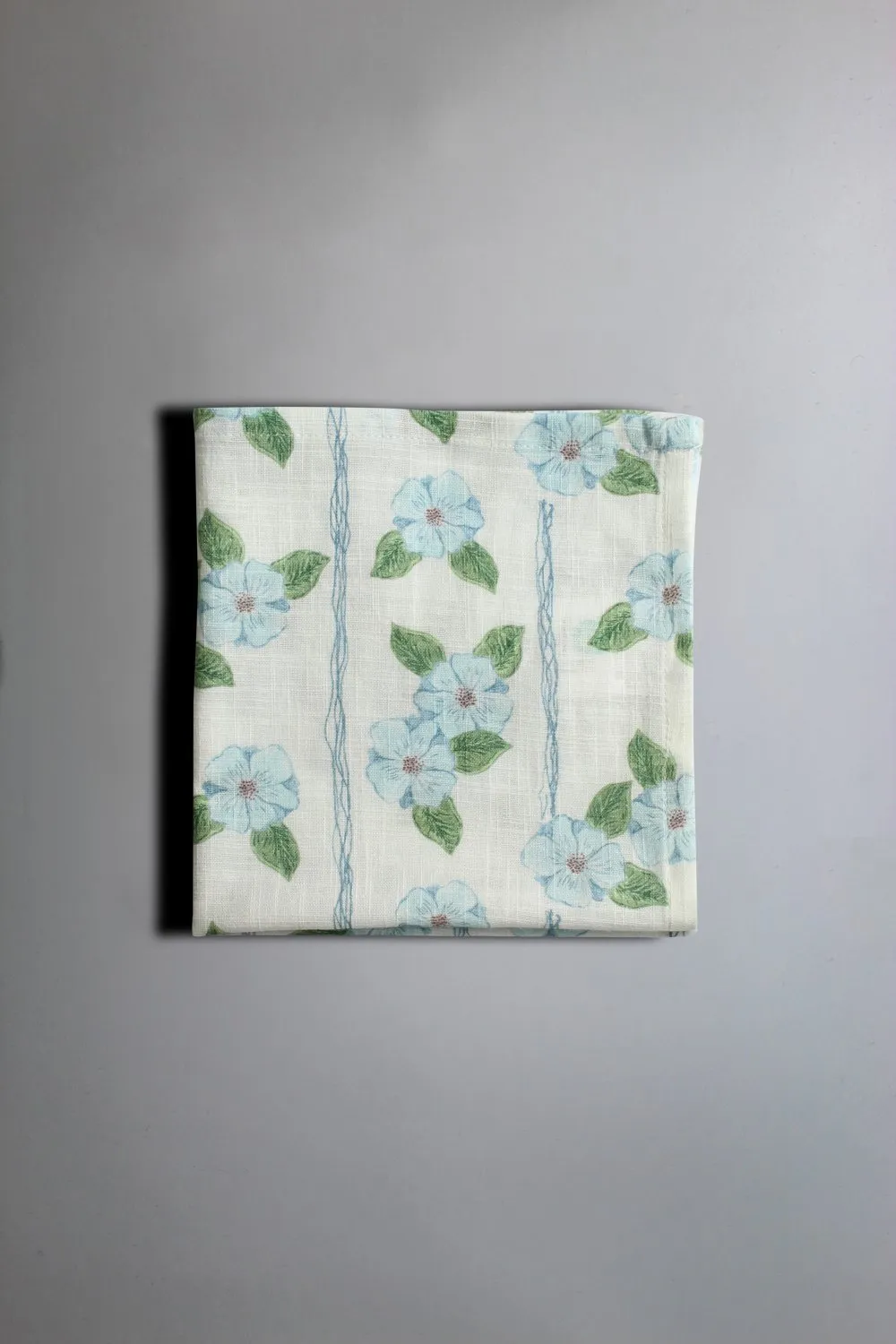 Serviette im 4er-Pack - Anna-Lisa (blau)