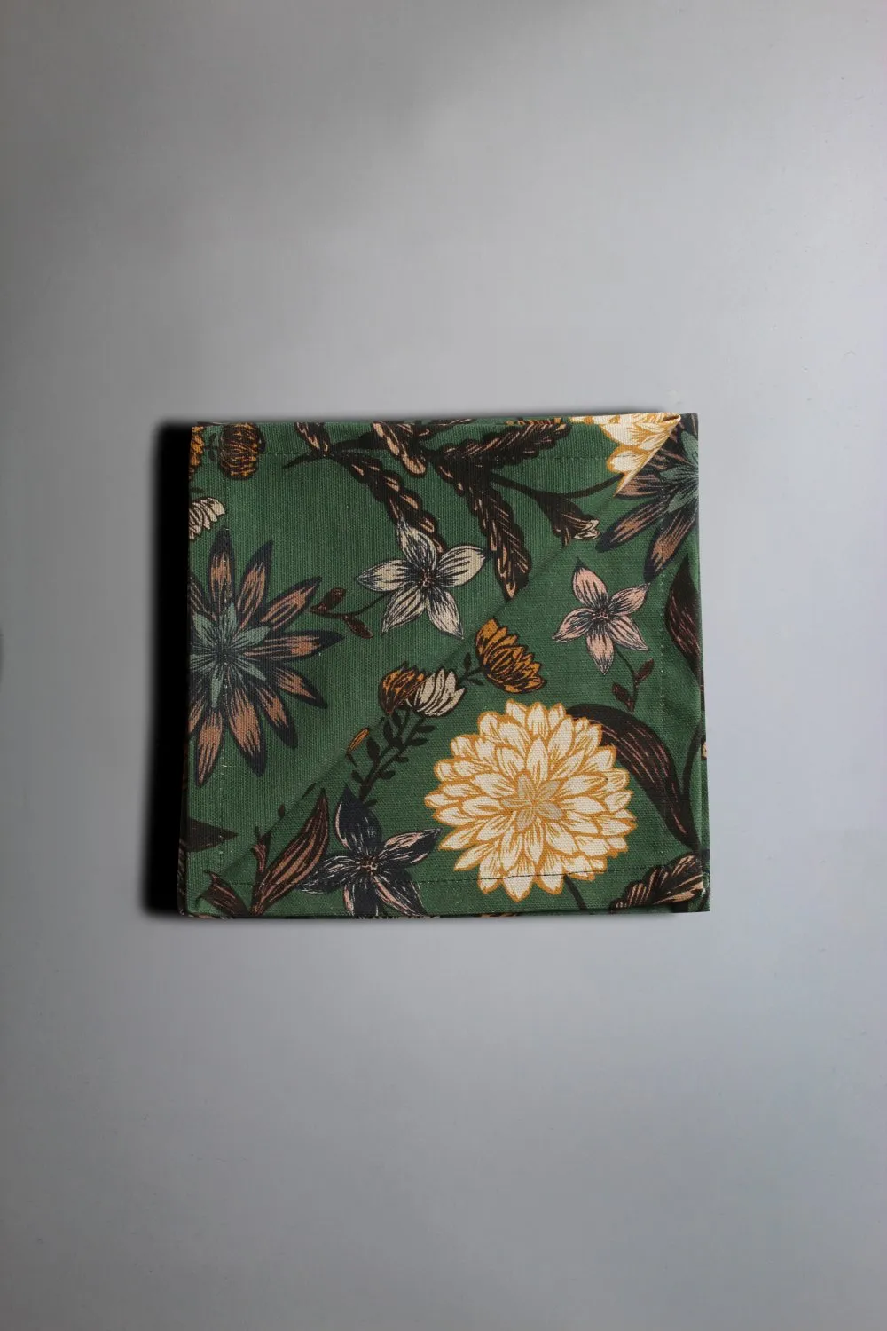Serviette im 4er-Pack - Lotten (dunkelgrün)