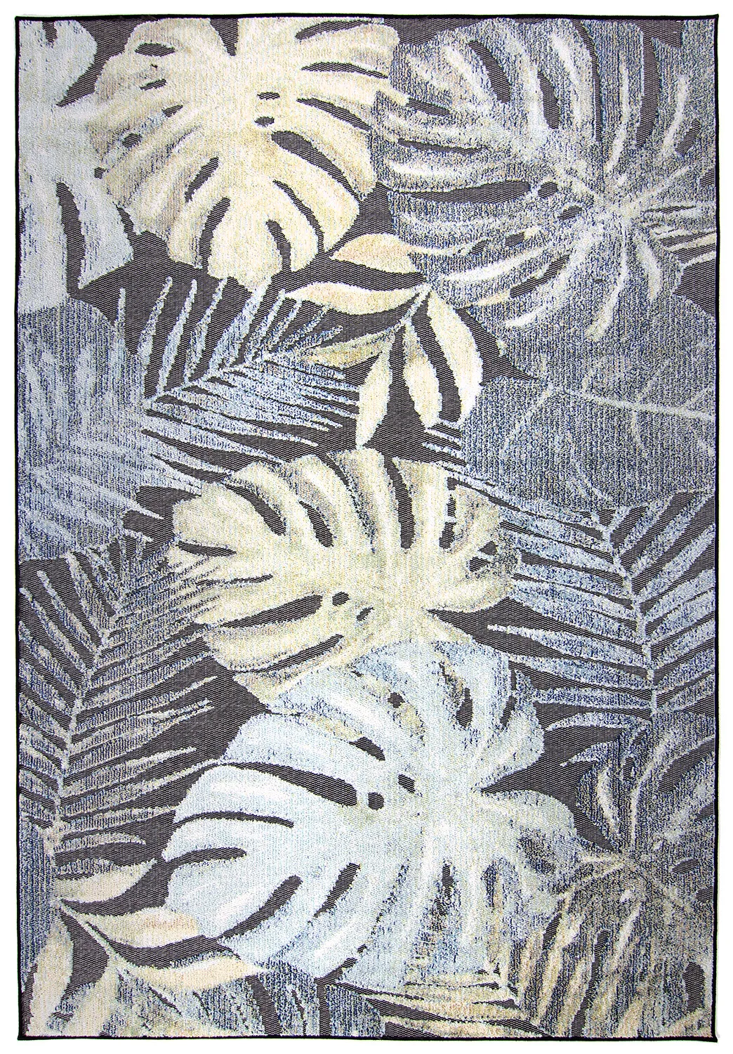 Teppich für innen und außen - Maui (schwarz/multi)