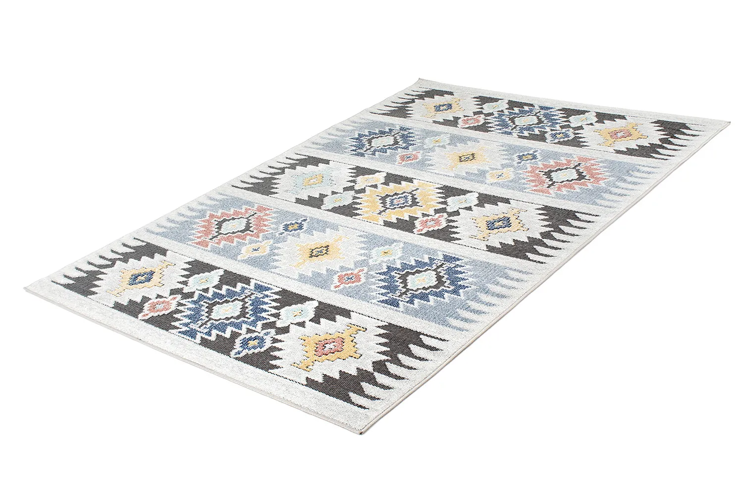 Teppich für innen und außen - Sahara (blau/multi)