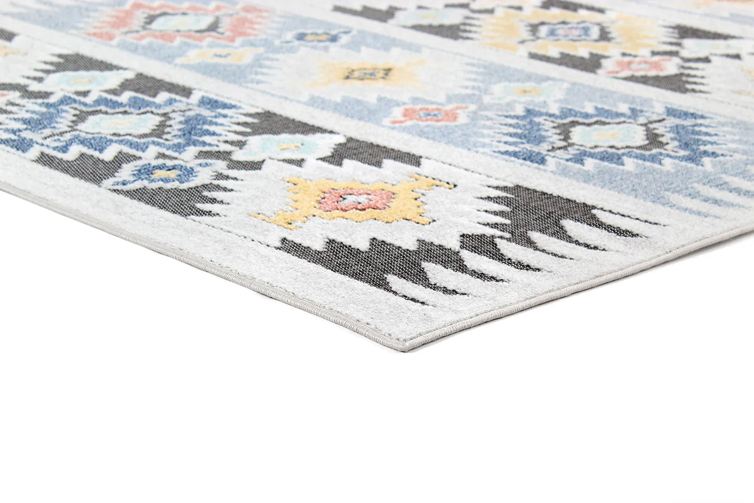 Teppich für innen und außen - Sahara (blau/multi)