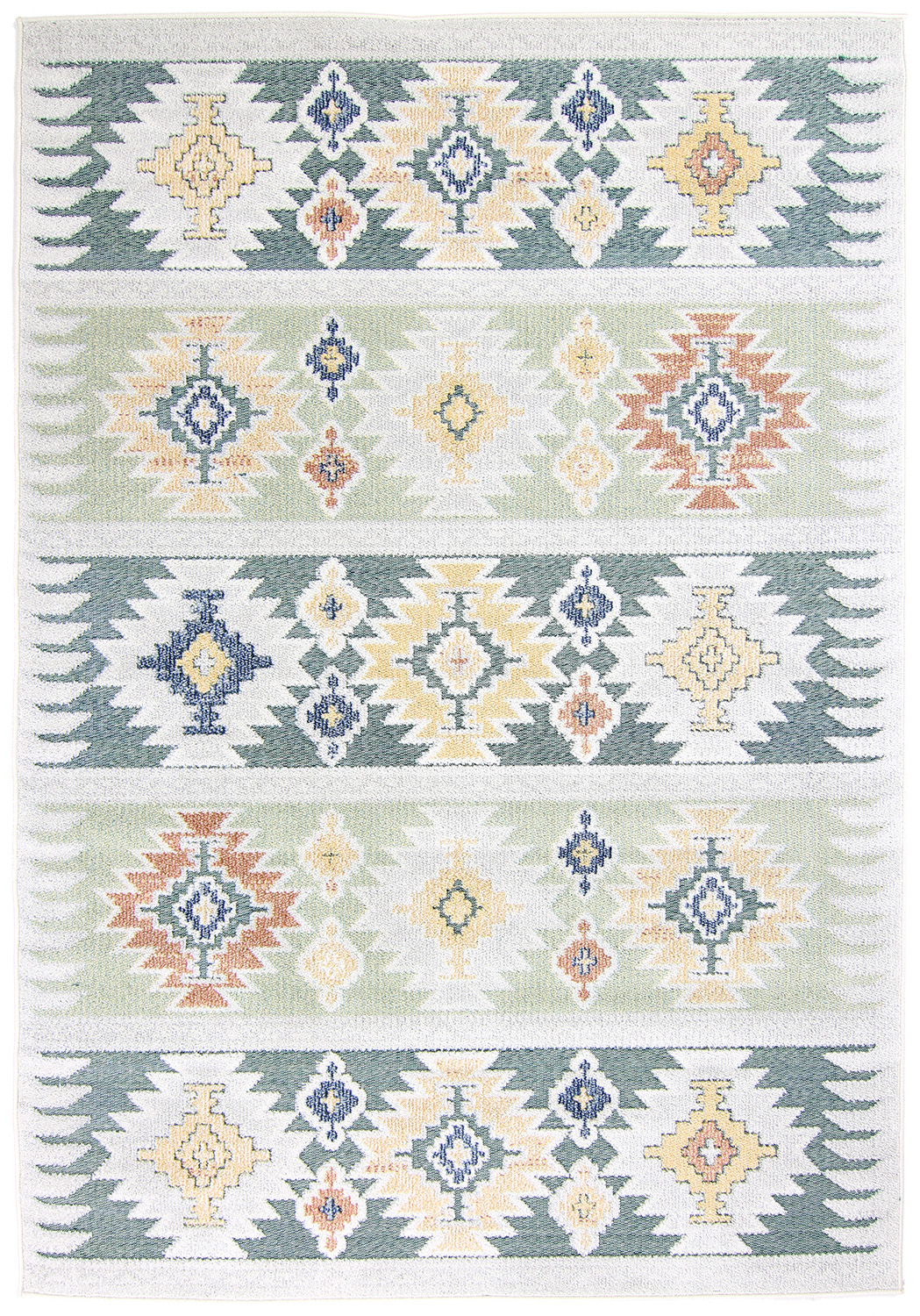 Teppich für innen und außen - Sahara (grün/multi)