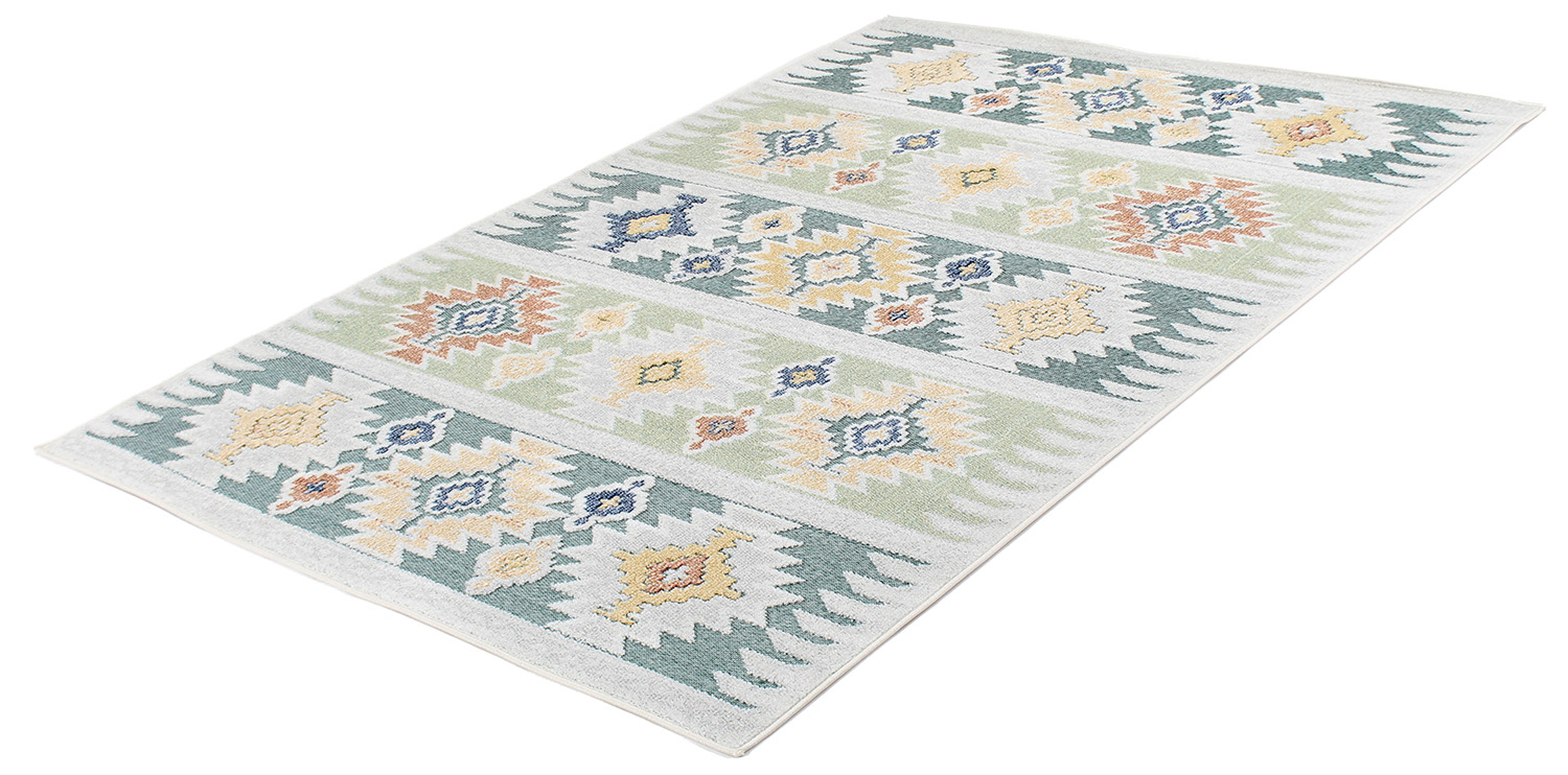 Teppich für innen und außen - Sahara (grün/multi)