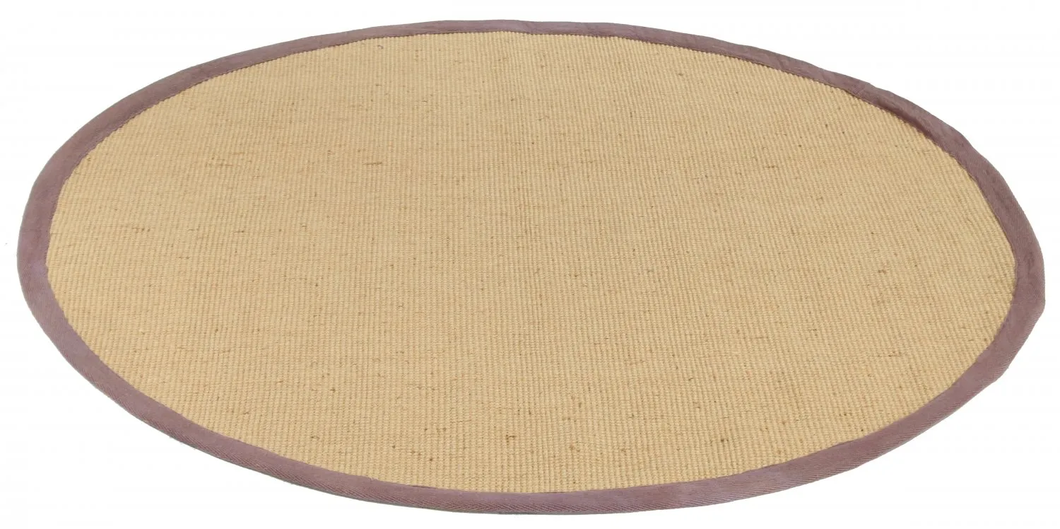 Rund Teppich (sisal) - Agave (natur/brown)