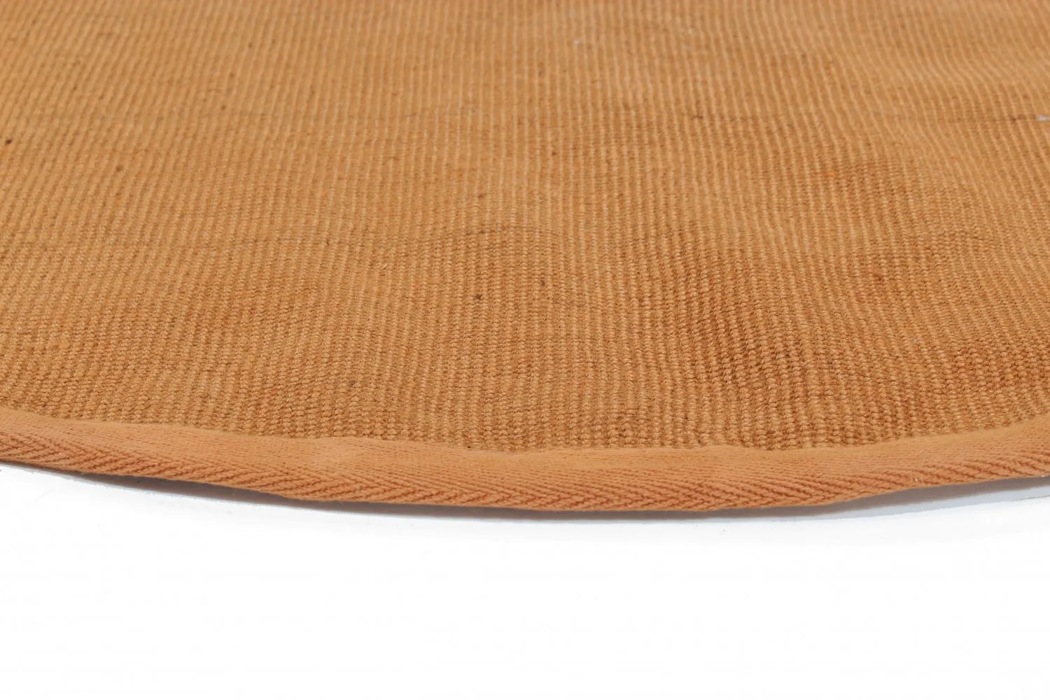 Rund Teppich (sisal) - Agave (orange)