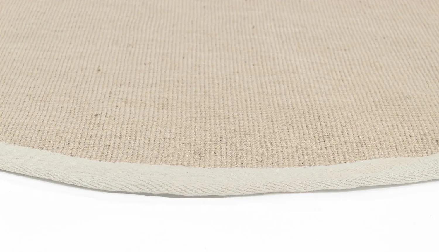 Rund Teppich (sisal) - Agave (beige/grau)
