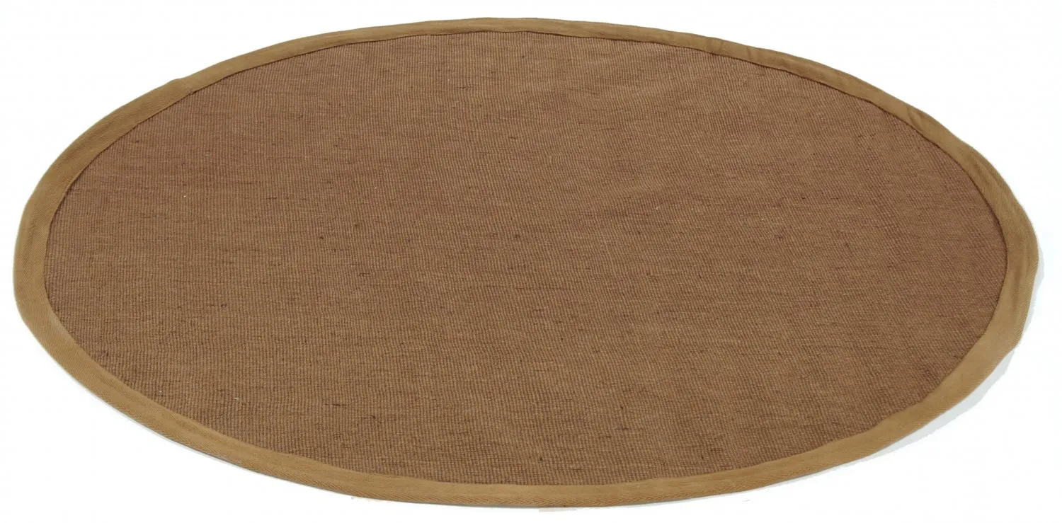 Rund Teppich (sisal) - Agave (braun)