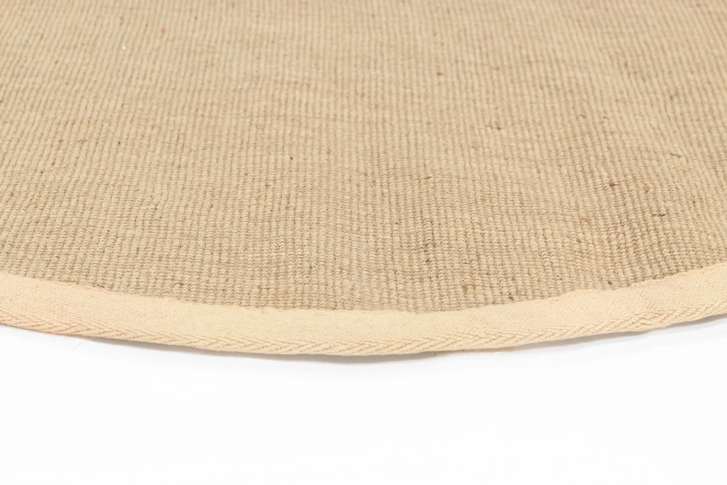 Rund Teppich (sisal) - Agave (beige/beige)