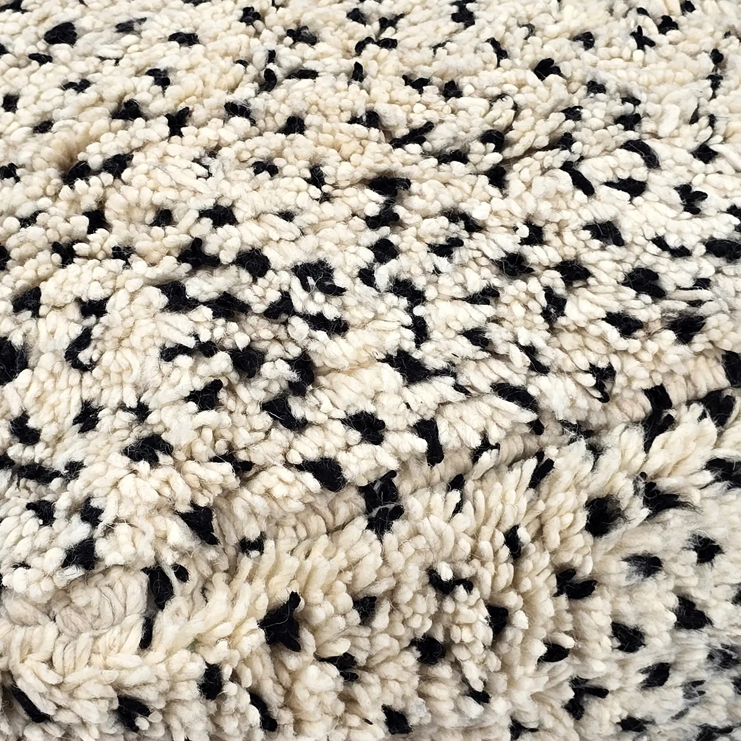 Sitzpoufs - Marokkanischer Pouf Beni Ourain 028