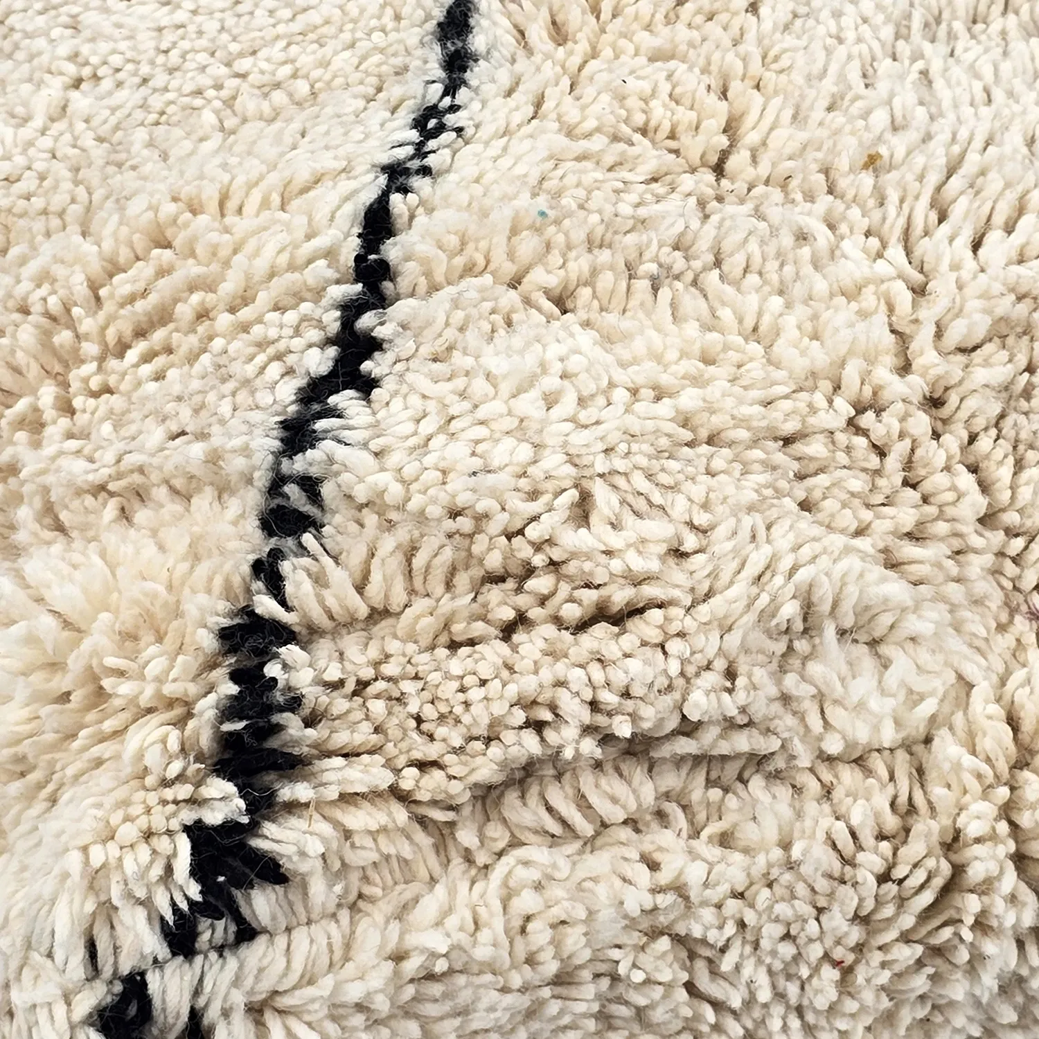 Sitzpoufs - Marokkanischer Pouf Beni Ourain 036
