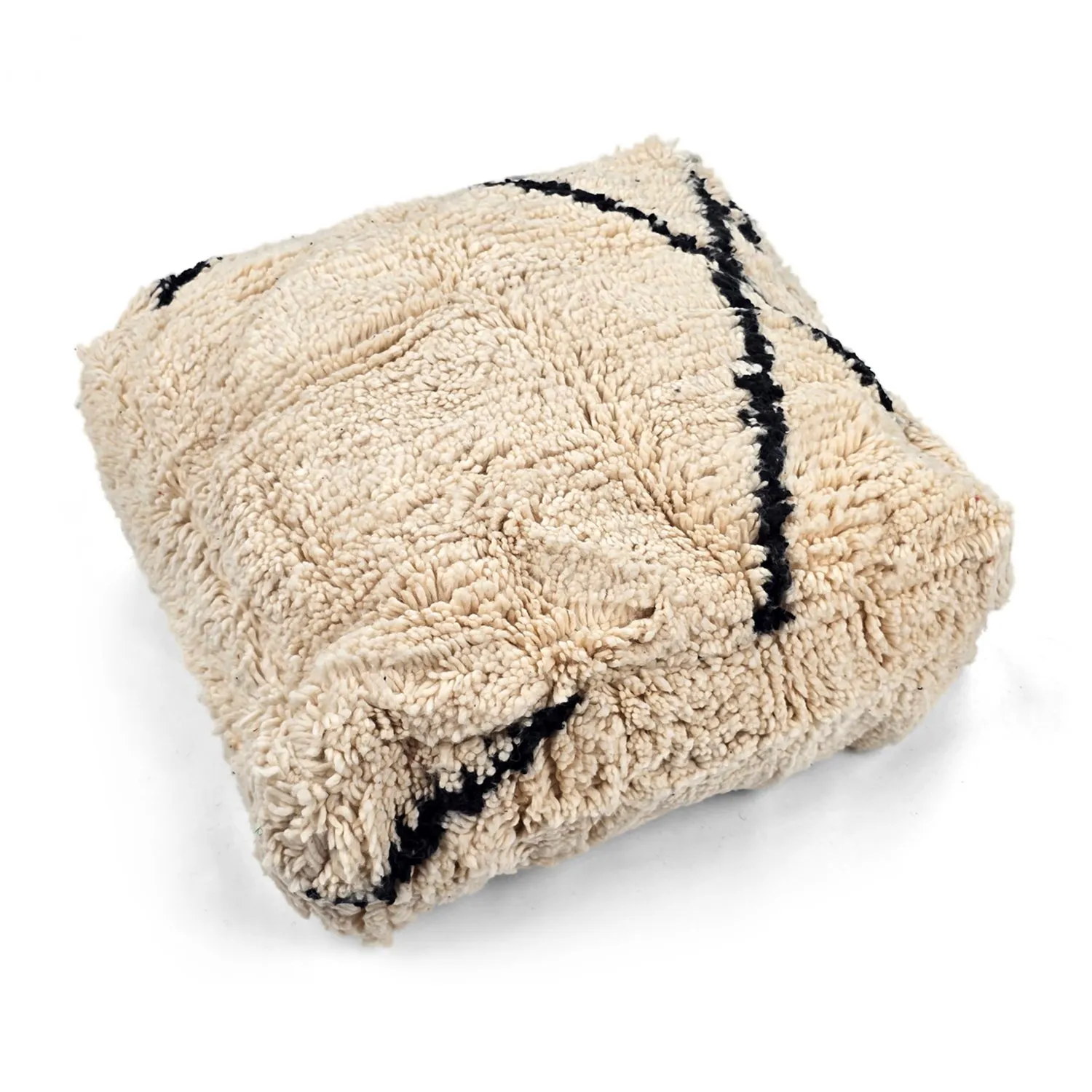 Sitzpoufs - Marokkanischer Pouf Beni Ourain 038