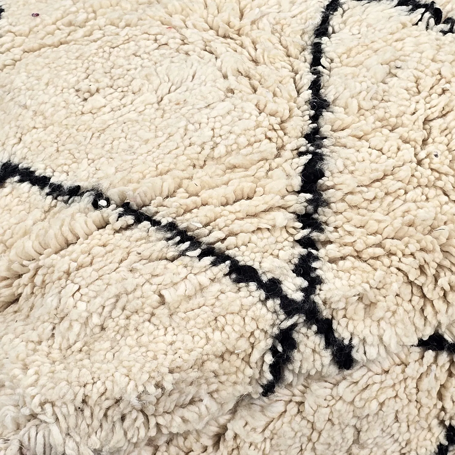 Sitzpoufs - Marokkanischer Pouf Beni Ourain 054