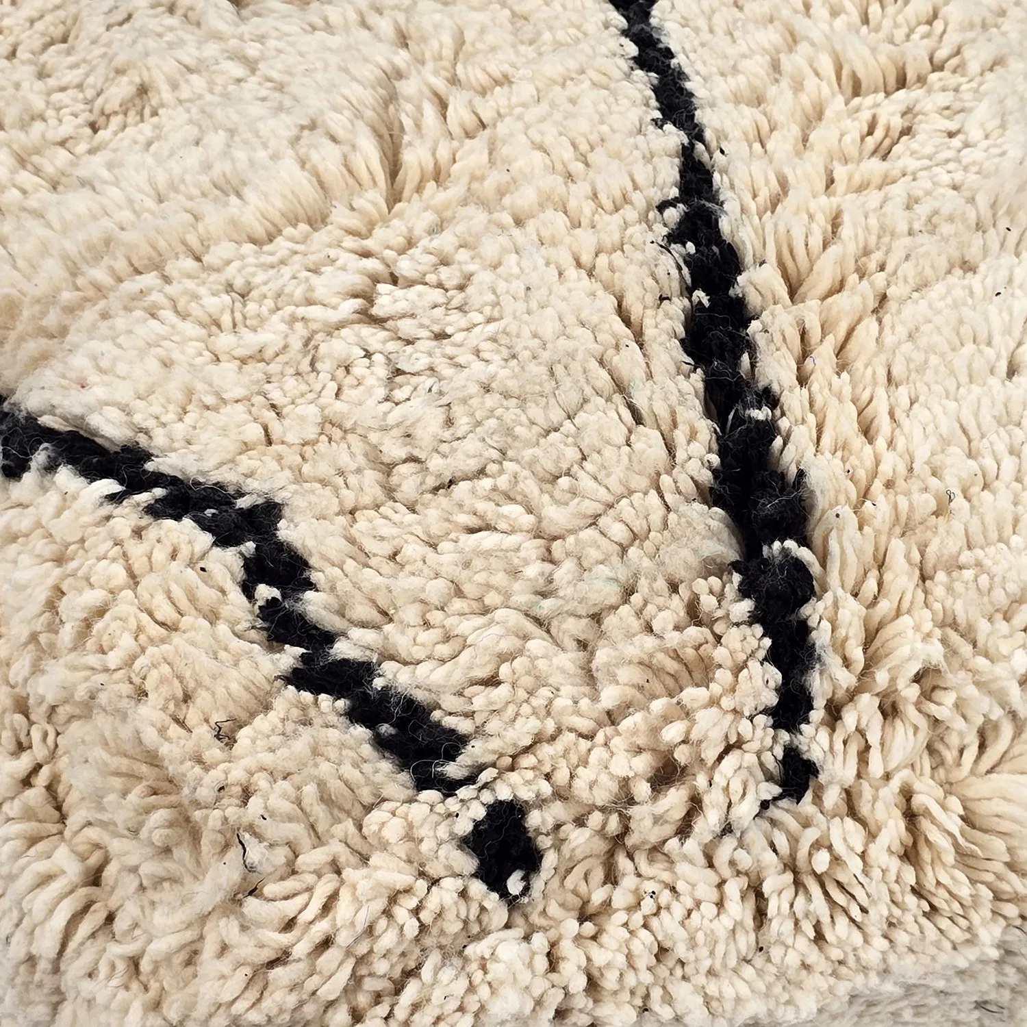 Sitzpoufs - Marokkanischer Pouf Beni Ourain 099