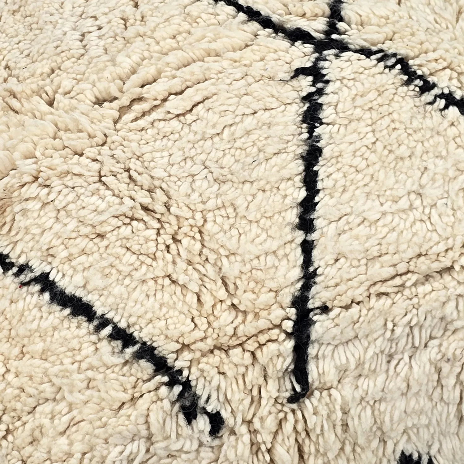 Sitzpoufs - Marokkanischer Pouf Beni Ourain 100