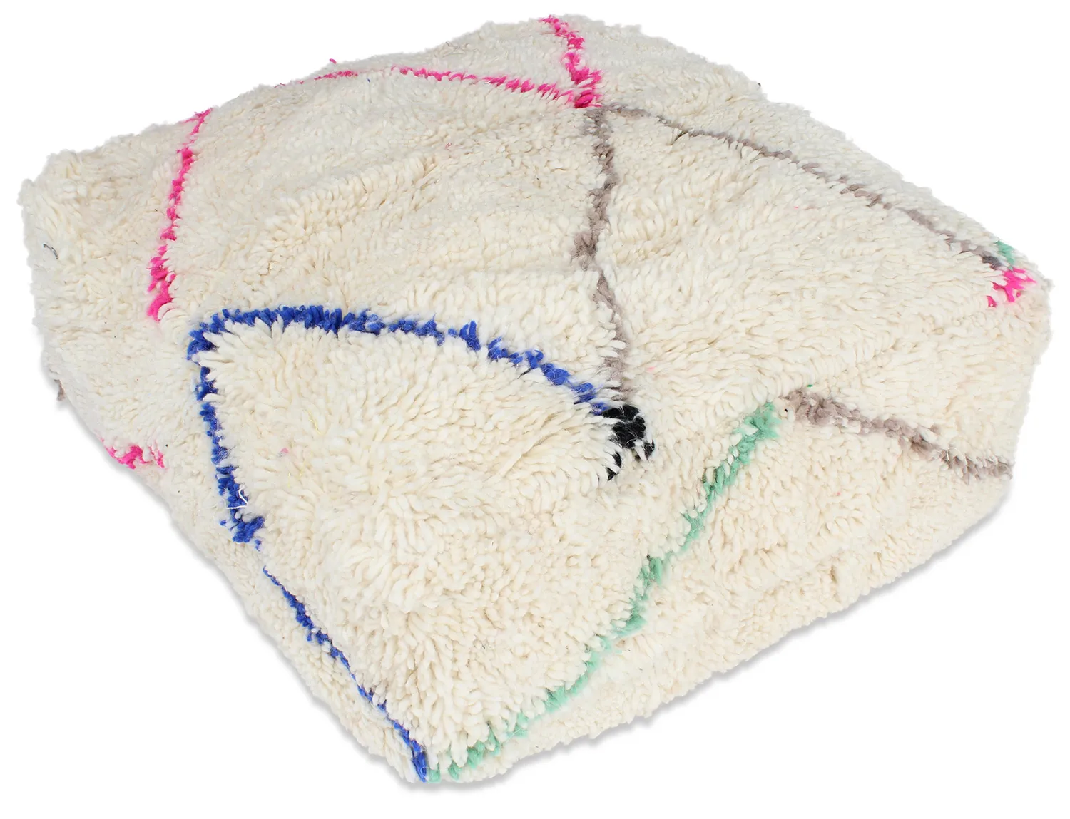 Sitzpoufs - Marokkanischer Pouf Beni Ourain