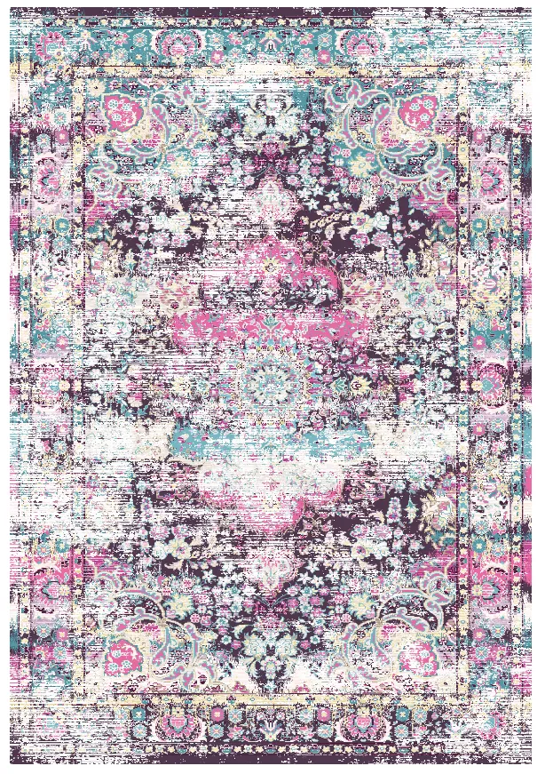 Wilton-Teppich - Jedaida (rosa/multi)