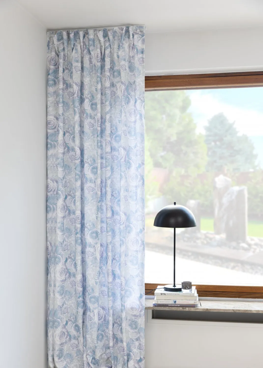 Vorhänge - Baumwollvorhang Soft (blau)