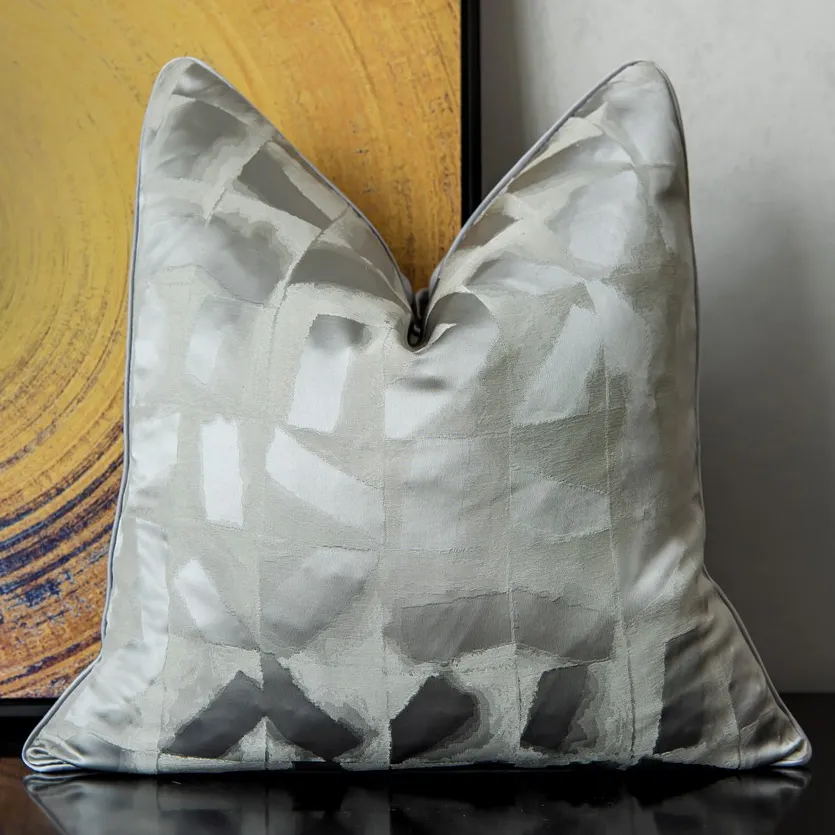 Kissenbezug - Square Luxury 45 x 45 cm (silber)