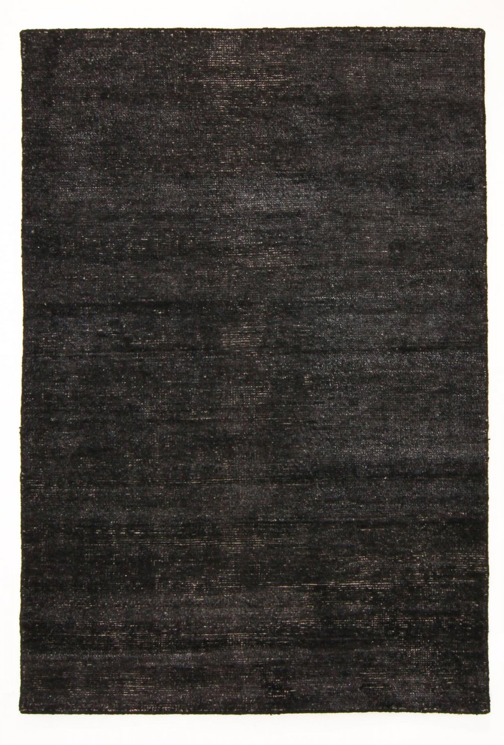 Bamboo silk Teppich - Faliraki (schwarz)