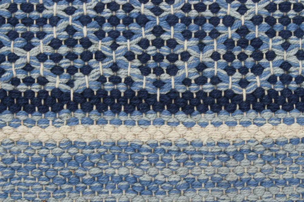 Flickenteppich - Visby (Blau)