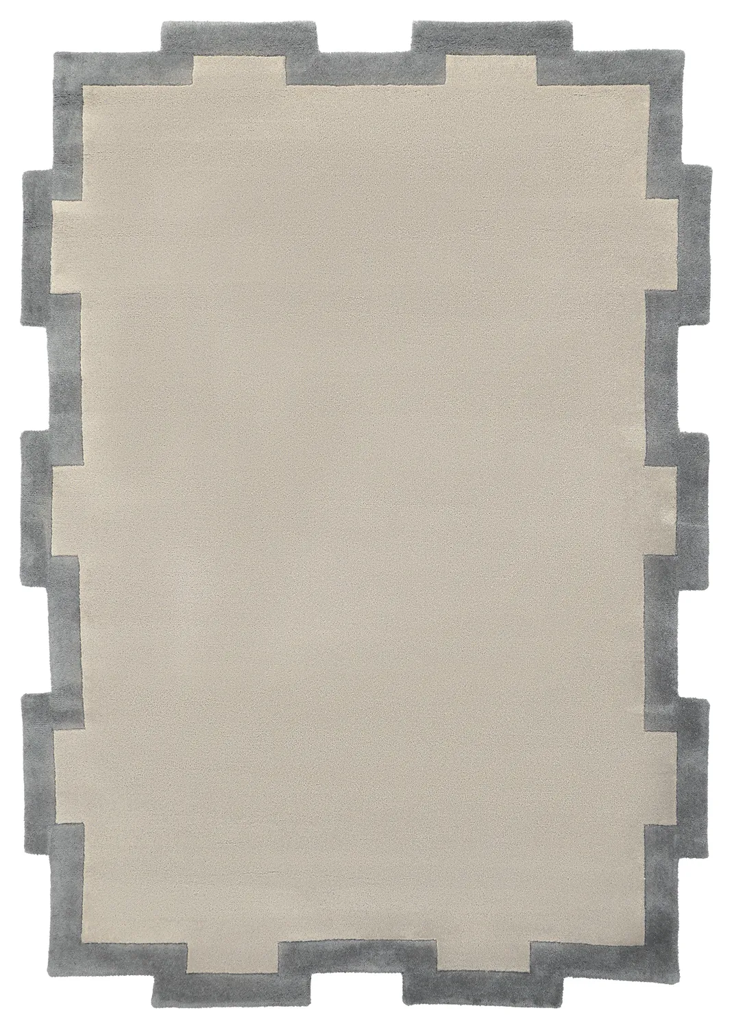Wollteppich - Agra Hand Tufted Wool Premium (grau)