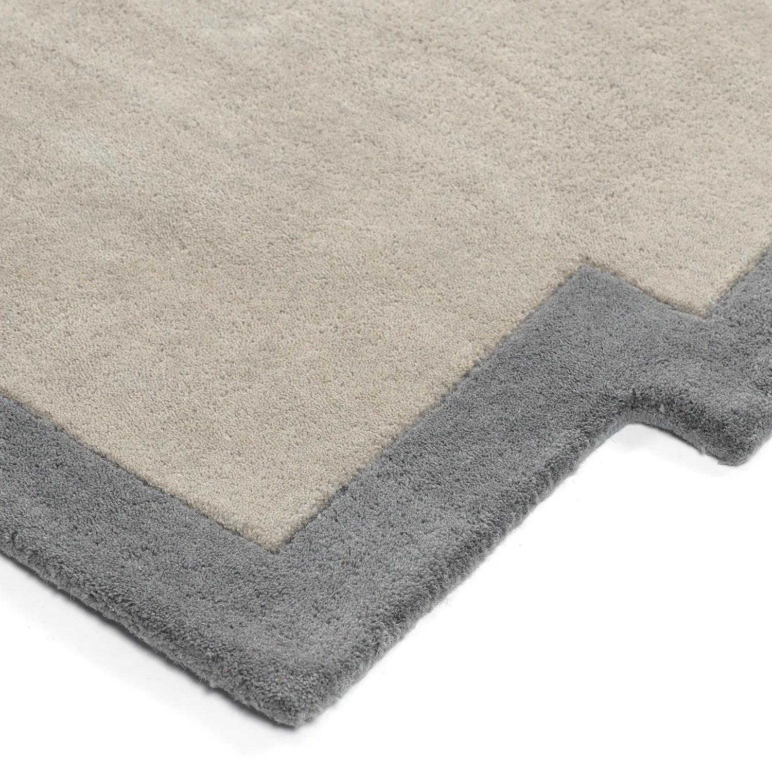 Wollteppich - Agra Hand Tufted Wool Premium (grau)