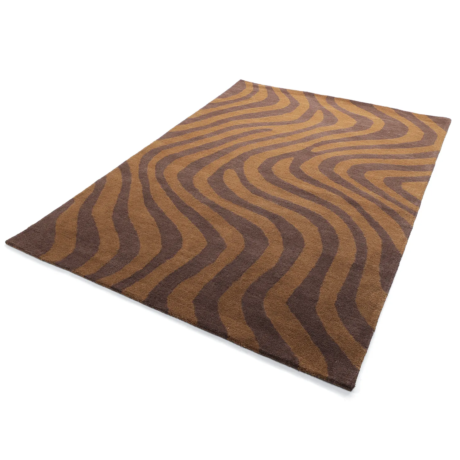 Wollteppich - Aiz Hand Tufted Wool Premium (braun)