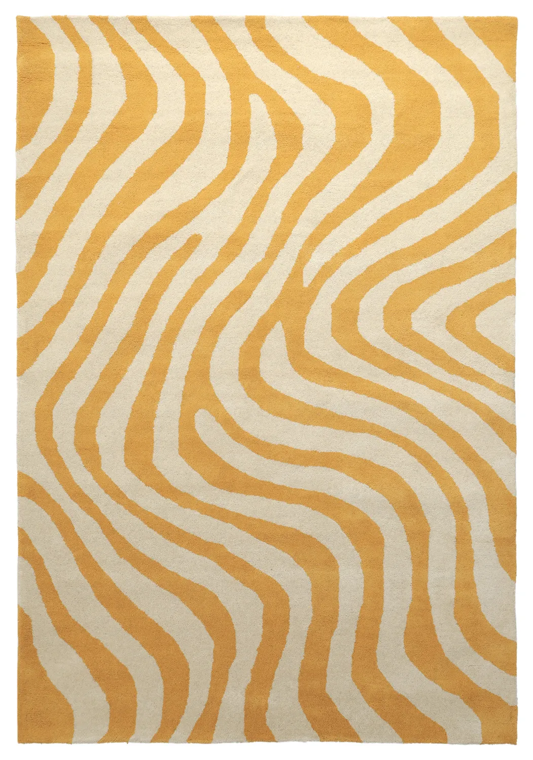 Wollteppich - Aiz Hand Tufted Wool Premium (gelb)