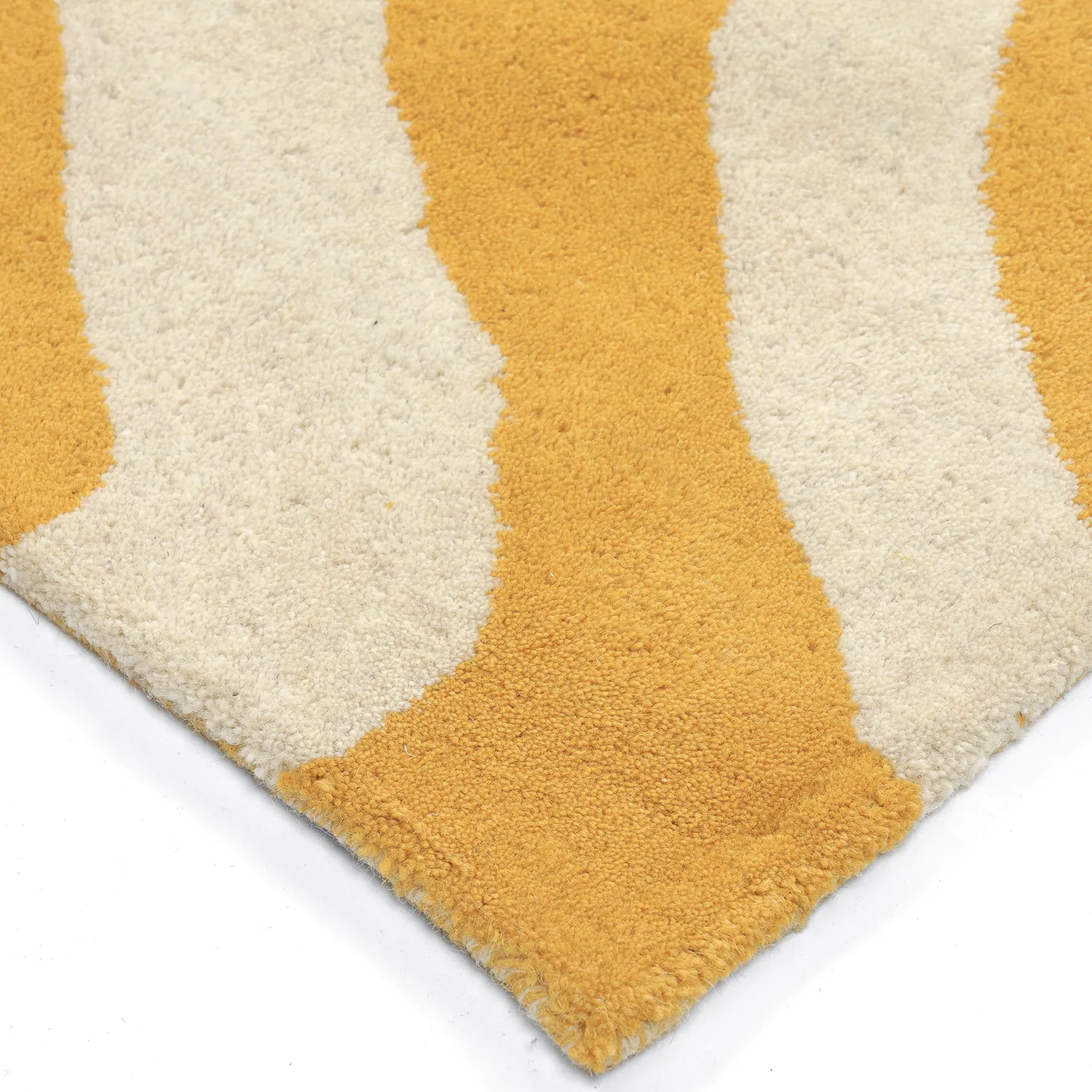 Wollteppich - Aiz Hand Tufted Wool Premium (gelb)