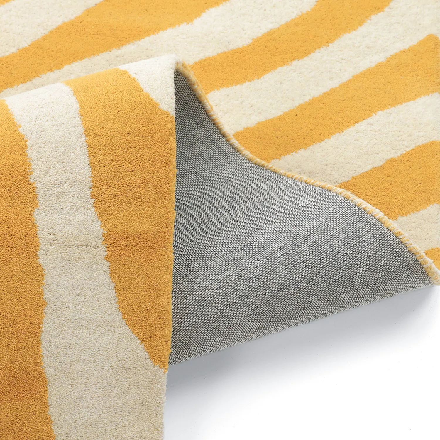 Wollteppich - Aiz Hand Tufted Wool Premium (gelb)