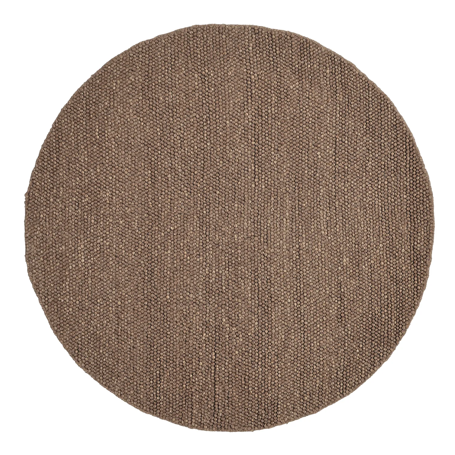 Rund Teppich - Avafors Wool Bubble (braun/beige)