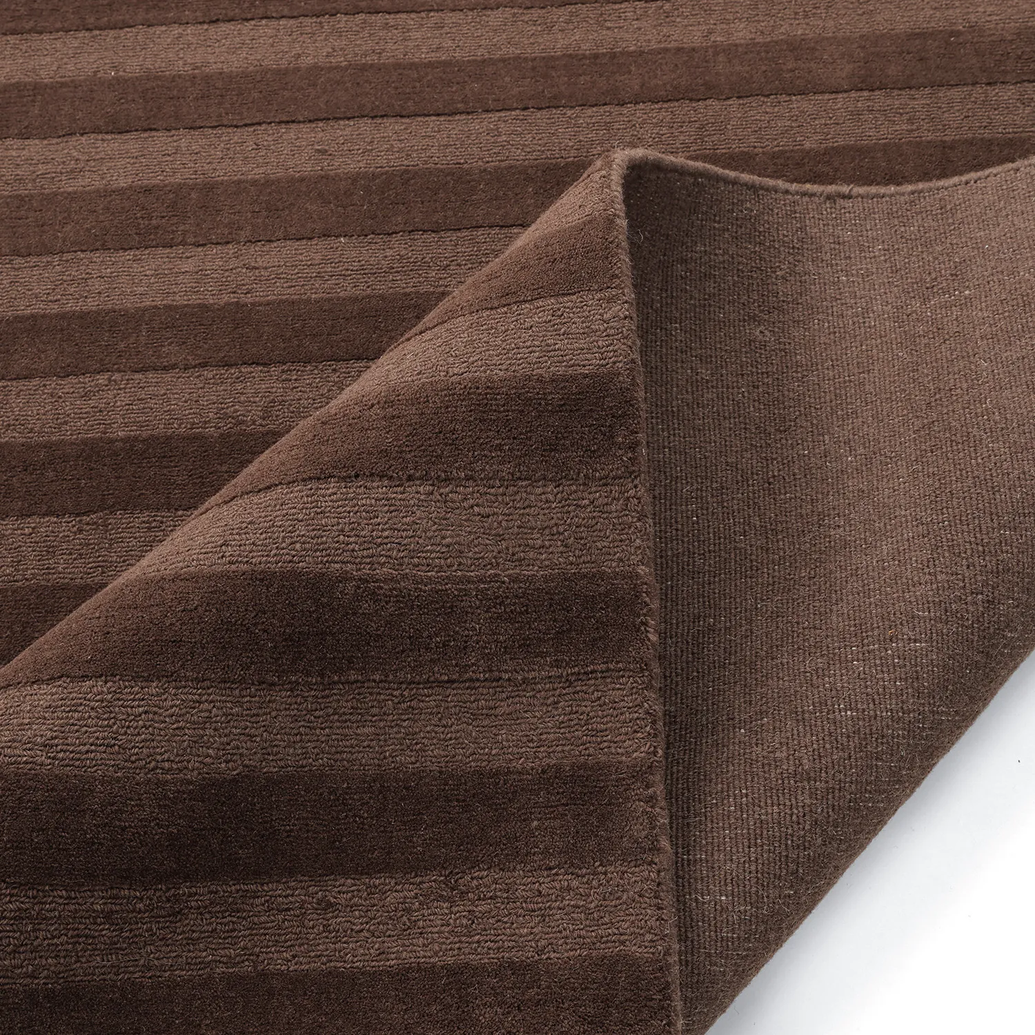 Wollteppich - Brenta Handloom Wool Premium (braun)