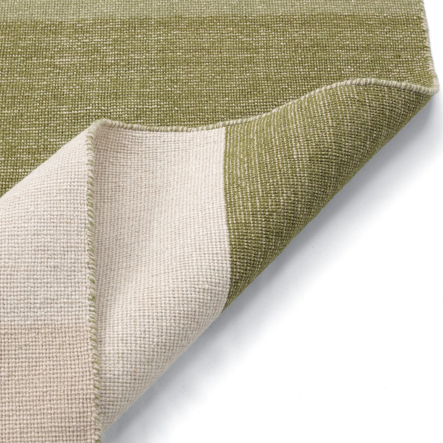 Wollteppich - Chaves (grün/beige)