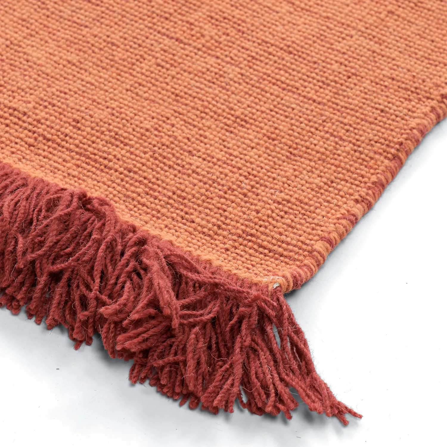 Wollteppich - Chaves (rot/orange)