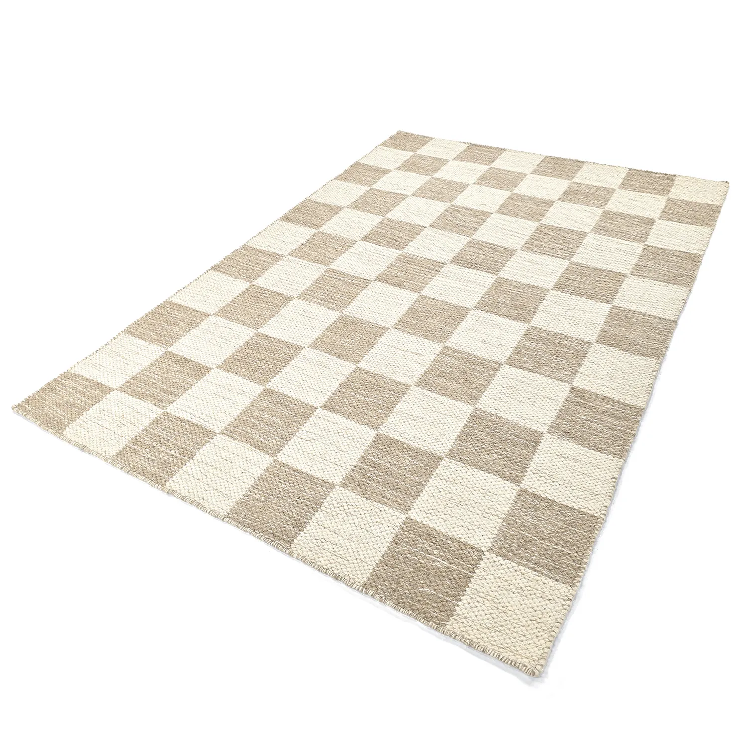 Wollteppich - Dundee (beige/weiß)