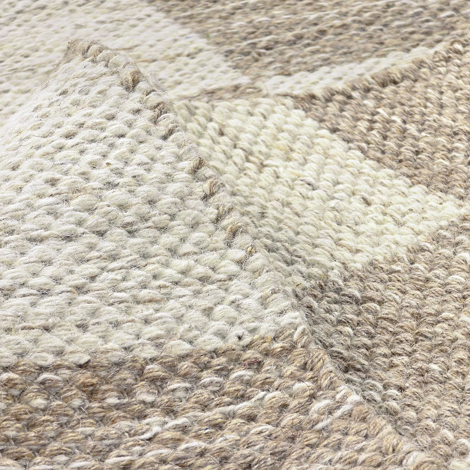 Wollteppich - Dundee (beige/weiß)