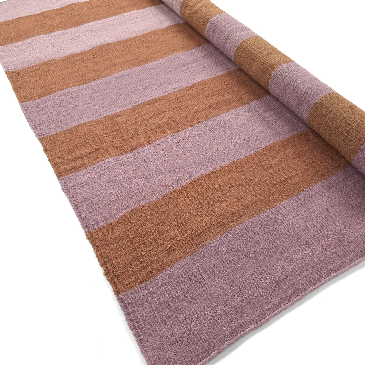 Wollteppich - Garine (orange/rosa)