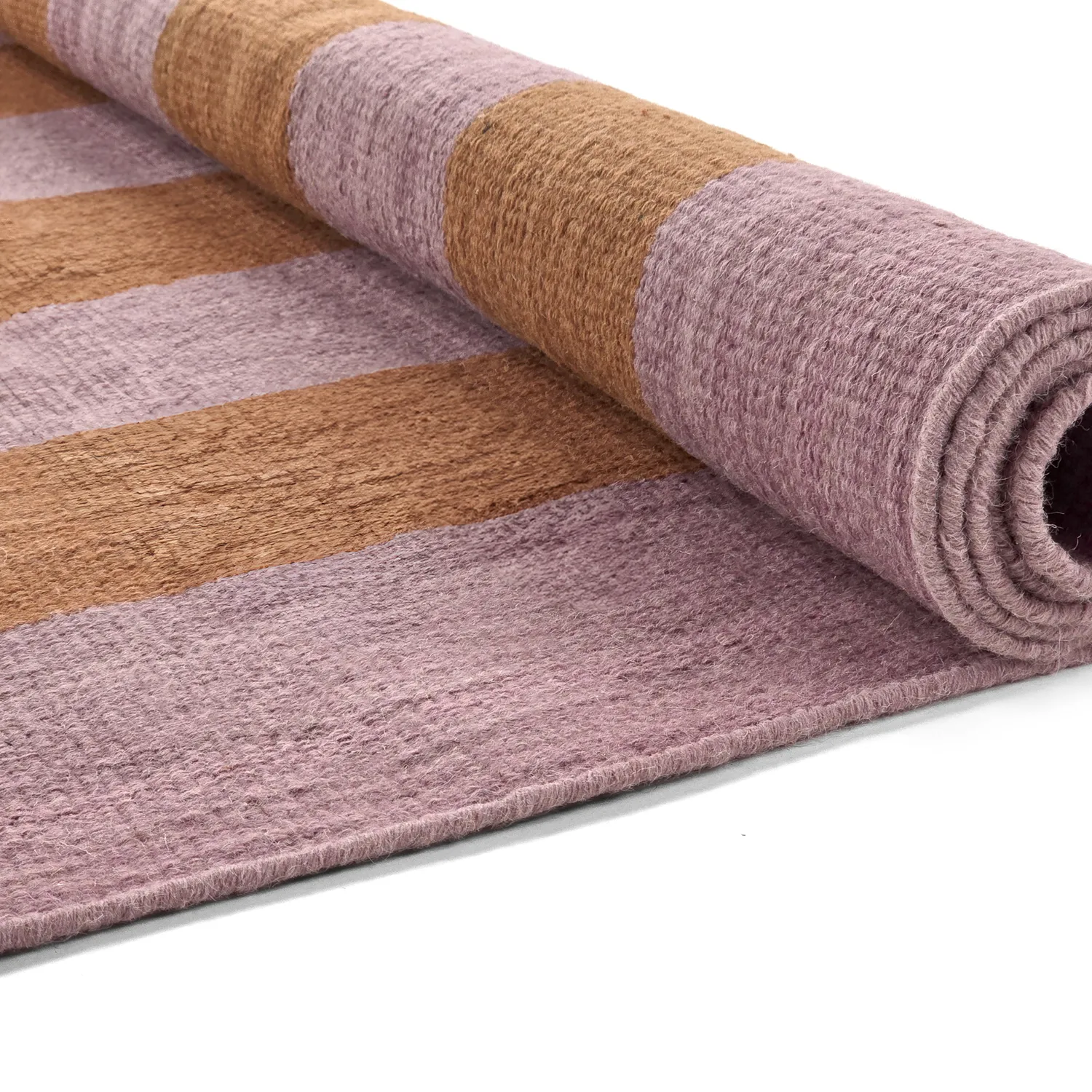 Wollteppich - Garine (orange/rosa)