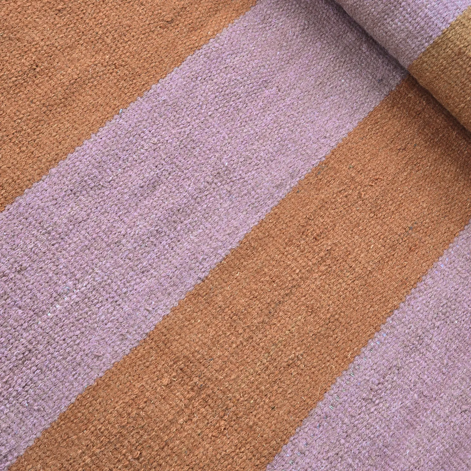 Wollteppich - Garine (orange/rosa)