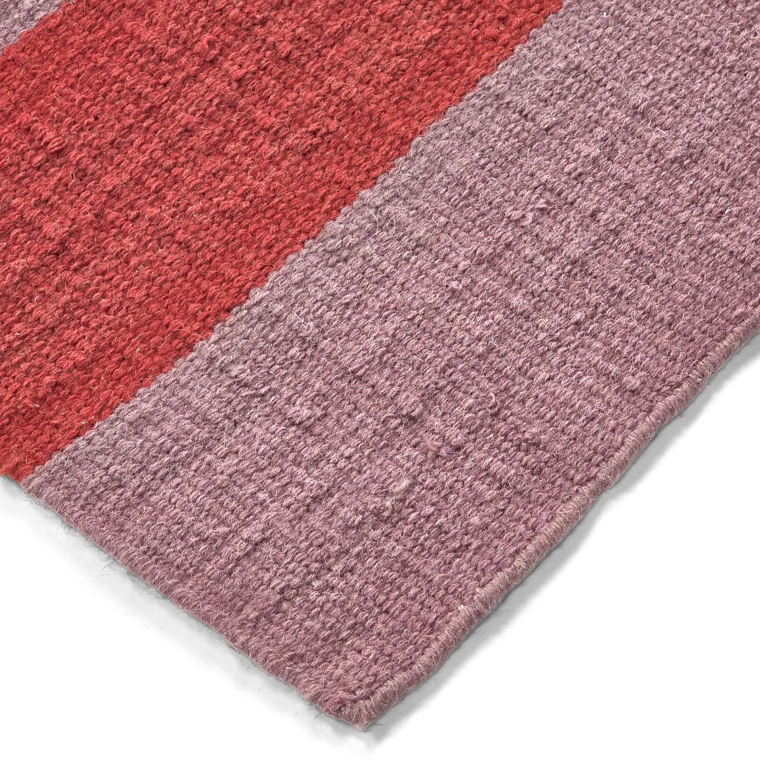 Wollteppich - Garine (rosa/rot)
