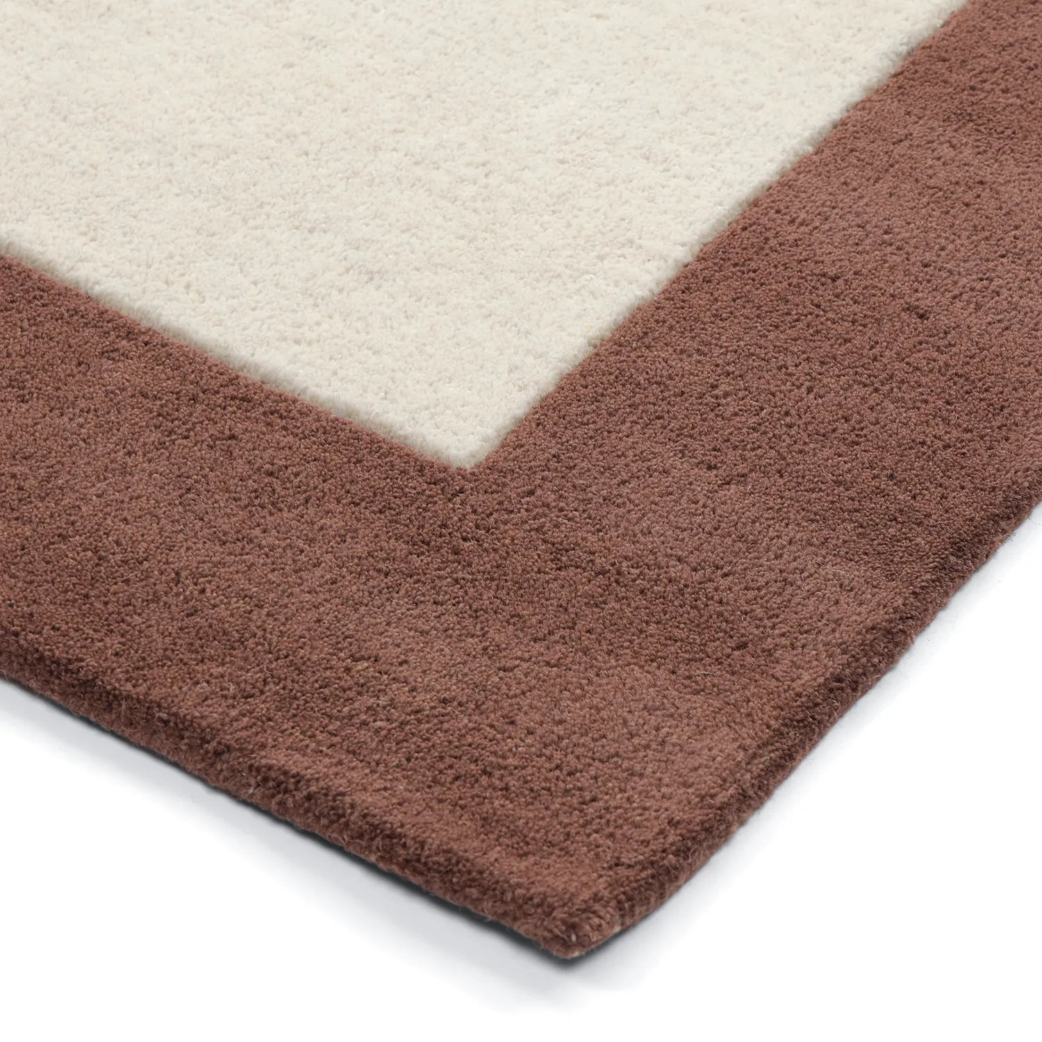 Wollteppich - Gaya Hand Tufted Wool Premium (creme/braun)