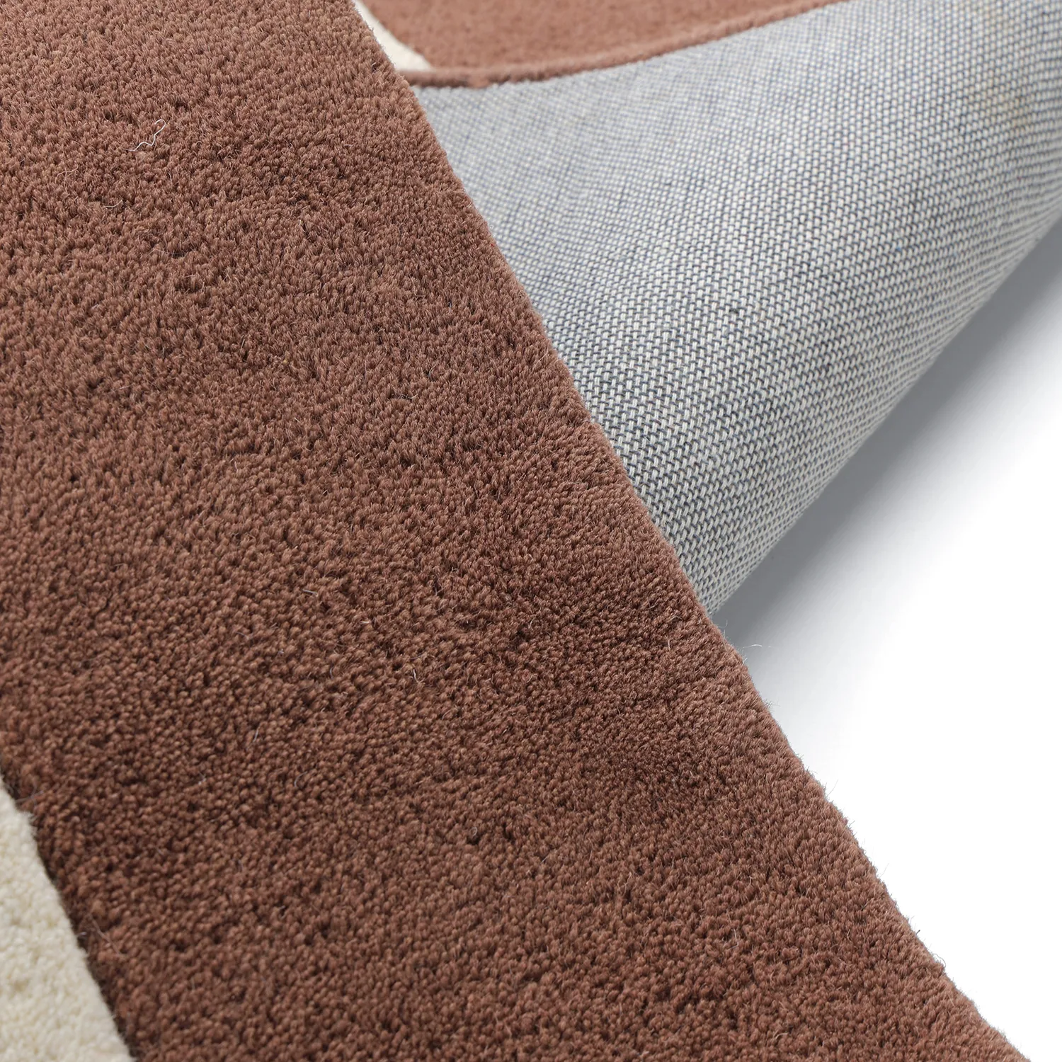 Wollteppich - Gaya Hand Tufted Wool Premium (creme/braun)