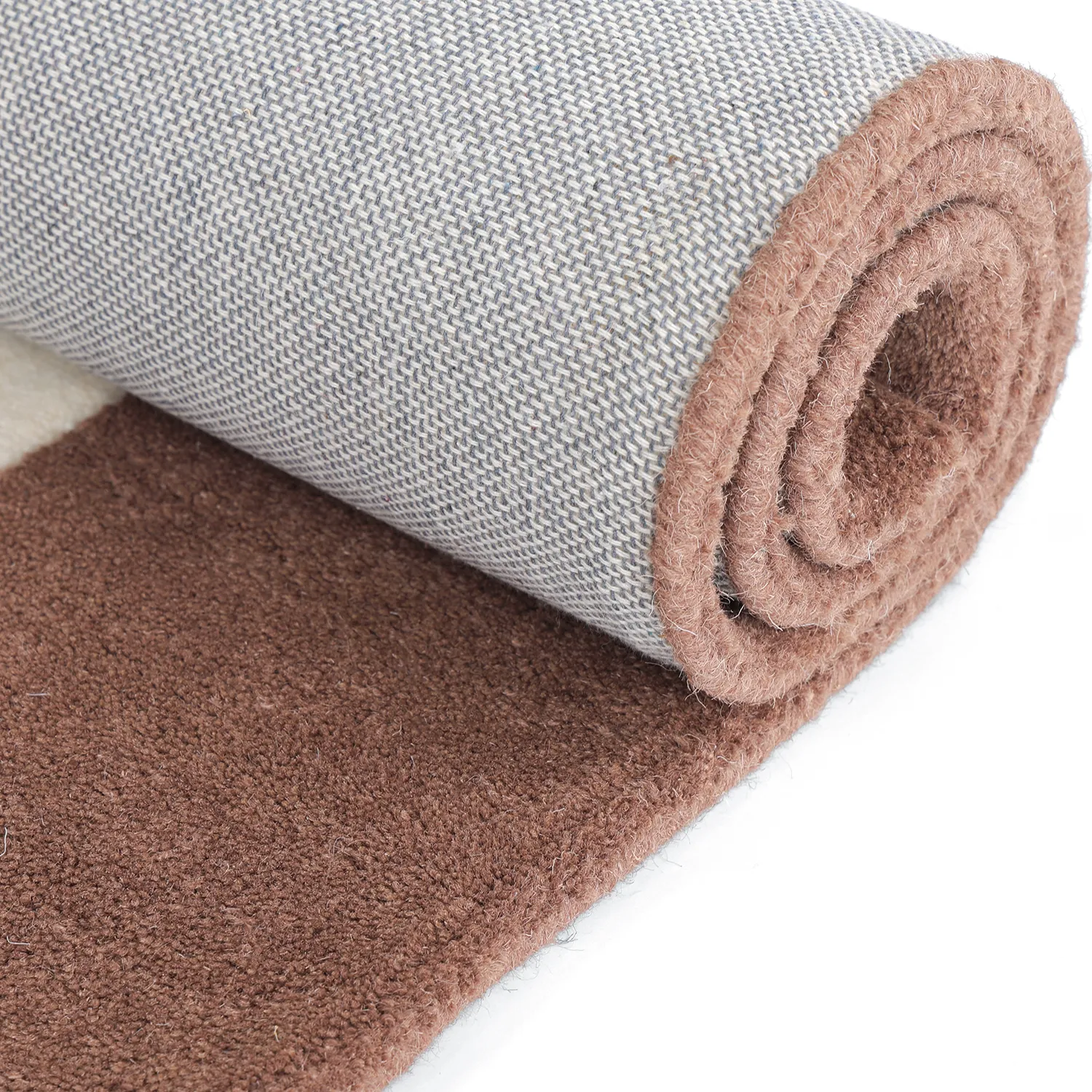 Wollteppich - Gaya Hand Tufted Wool Premium (creme/braun)