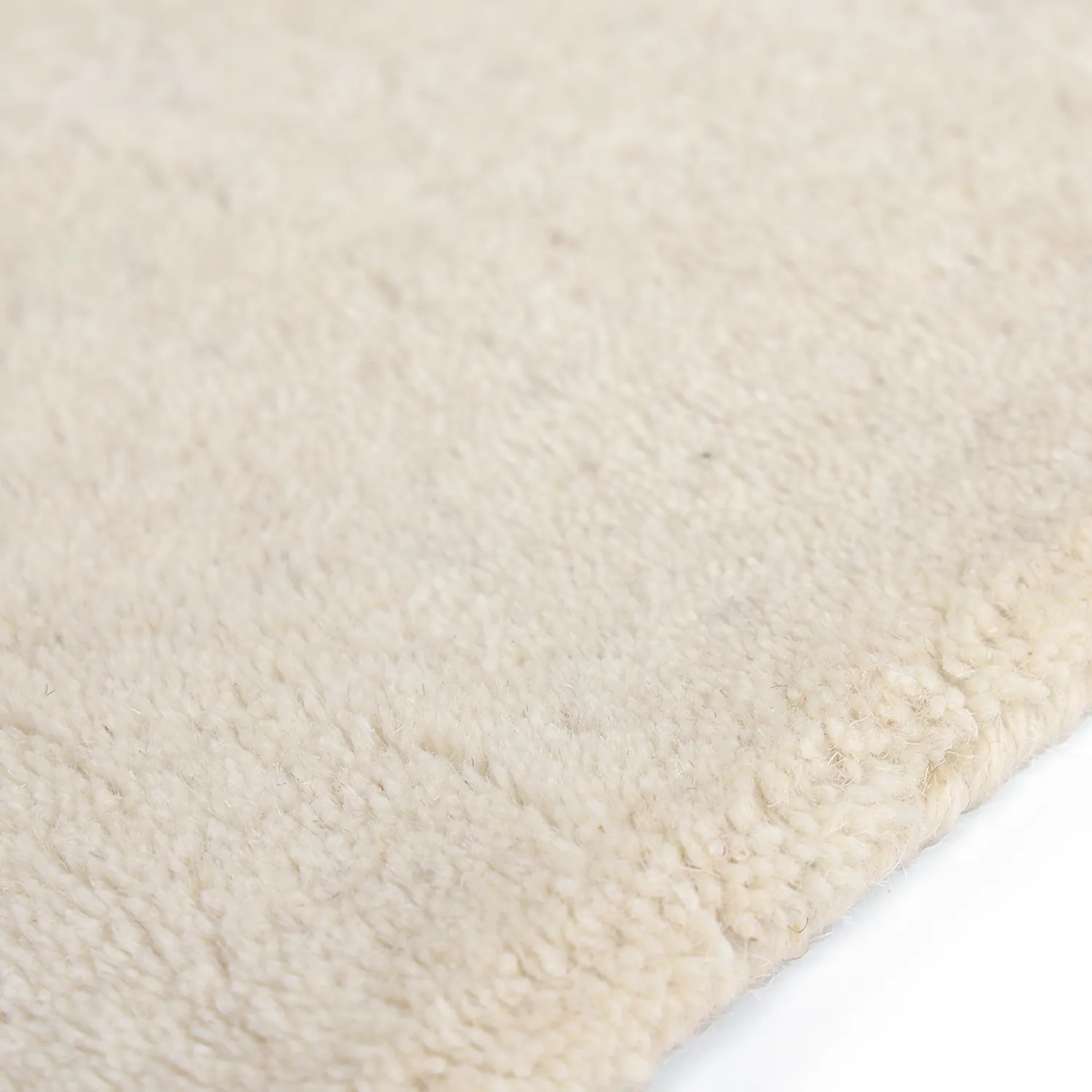 Wollteppich - Gaya Hand Tufted Wool Premium (cremefarben/weiß)