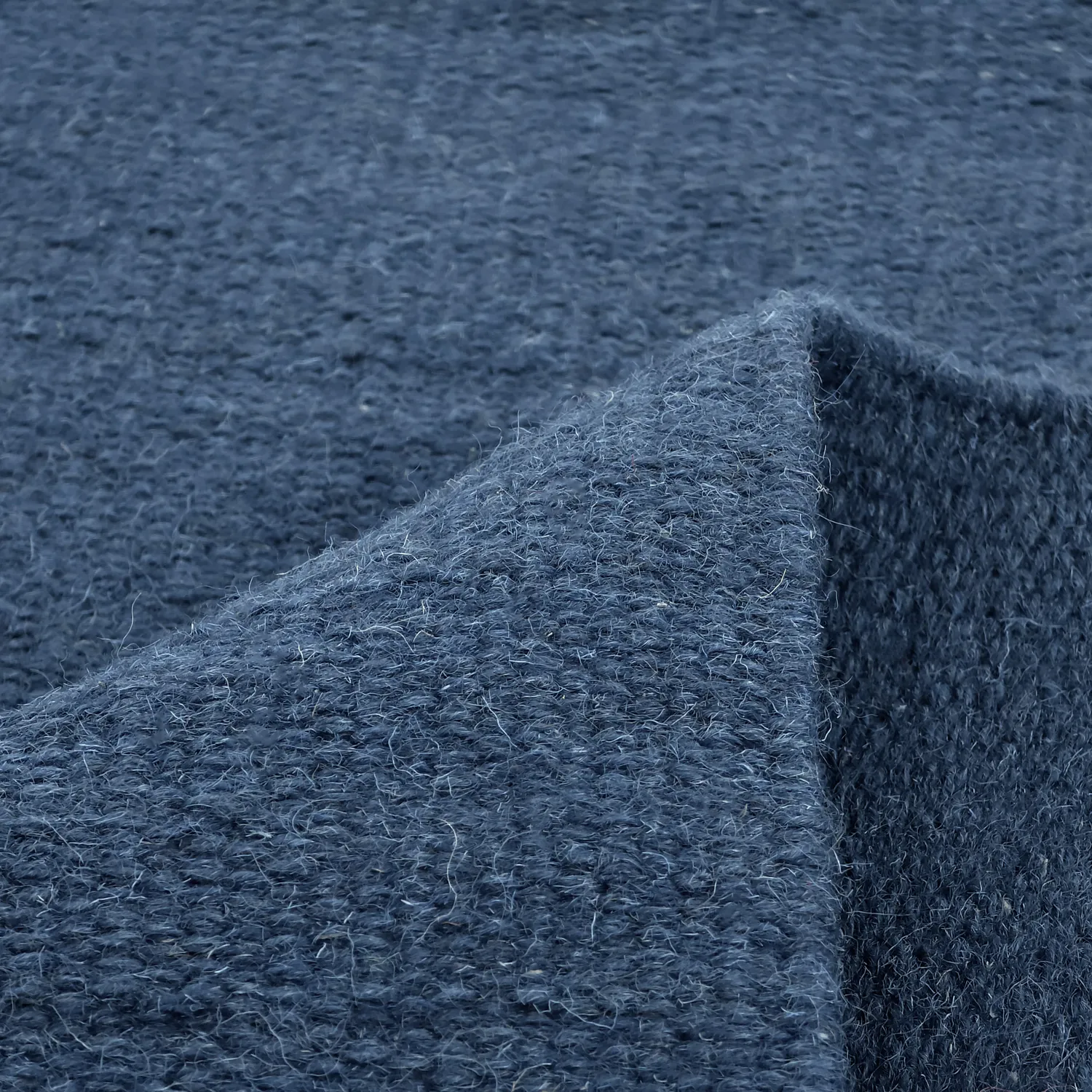 Wollteppich - Hamilton (marineblau)