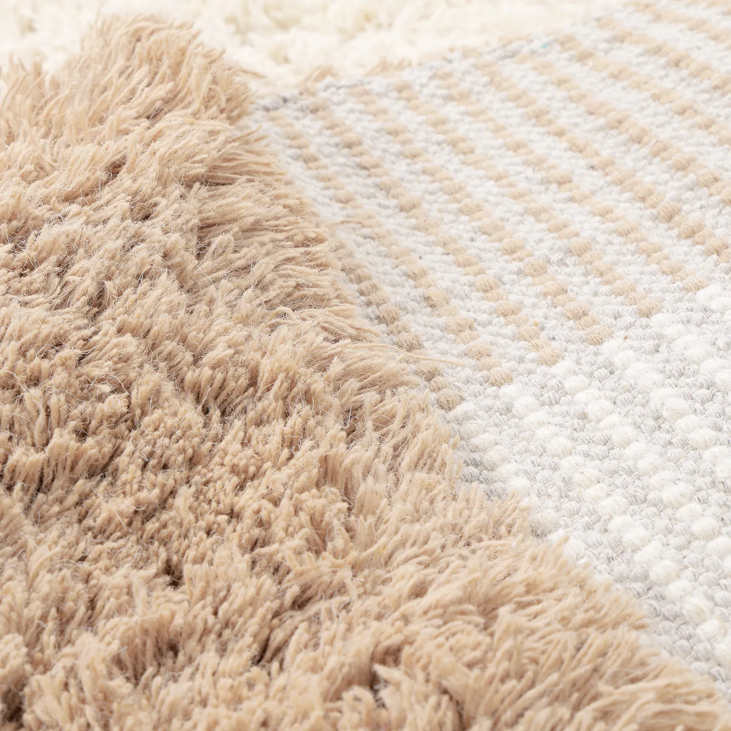 Wollteppich - Khenifra Handknot Wool Premium (creme/beige)