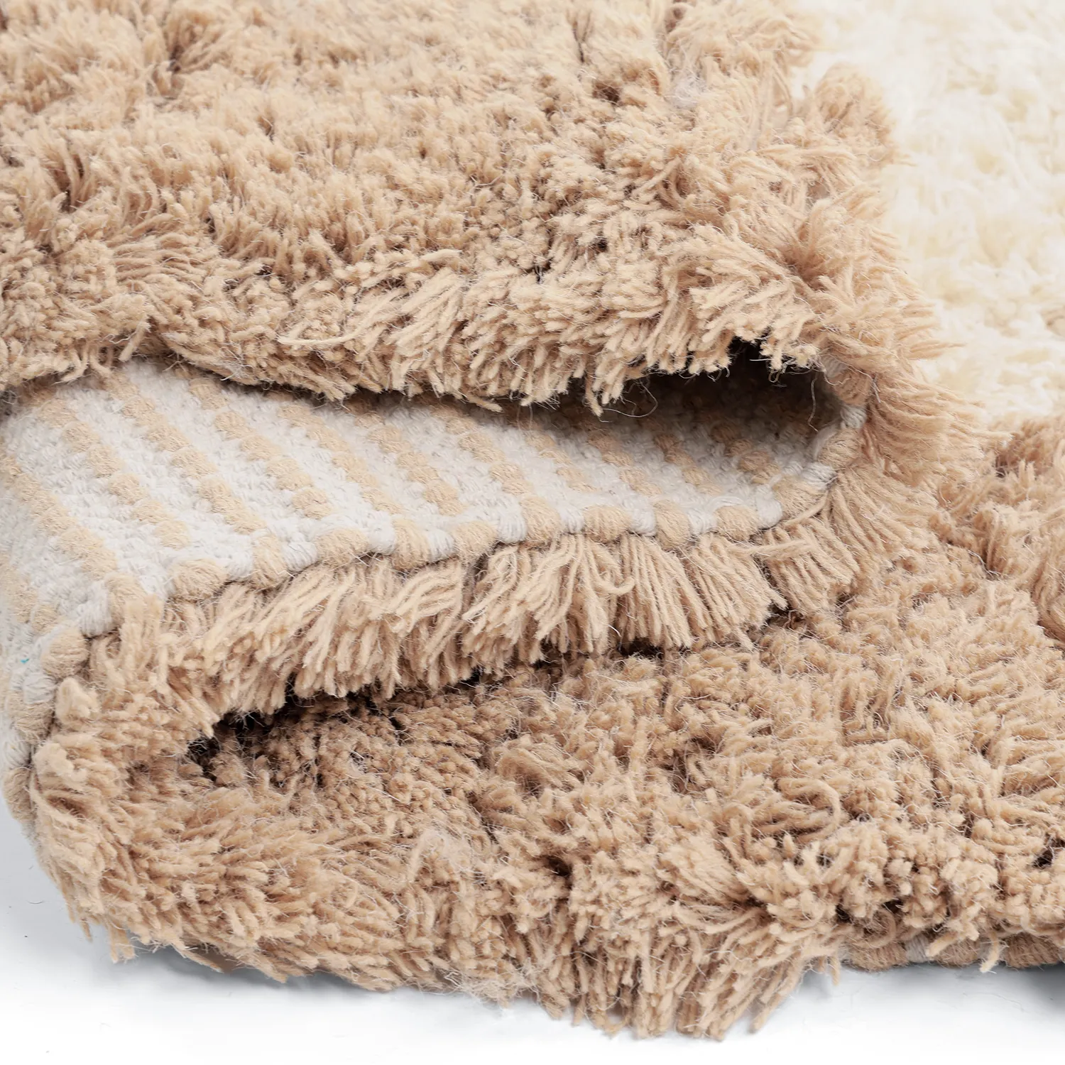 Wollteppich - Khenifra Handknot Wool Premium (creme/beige)