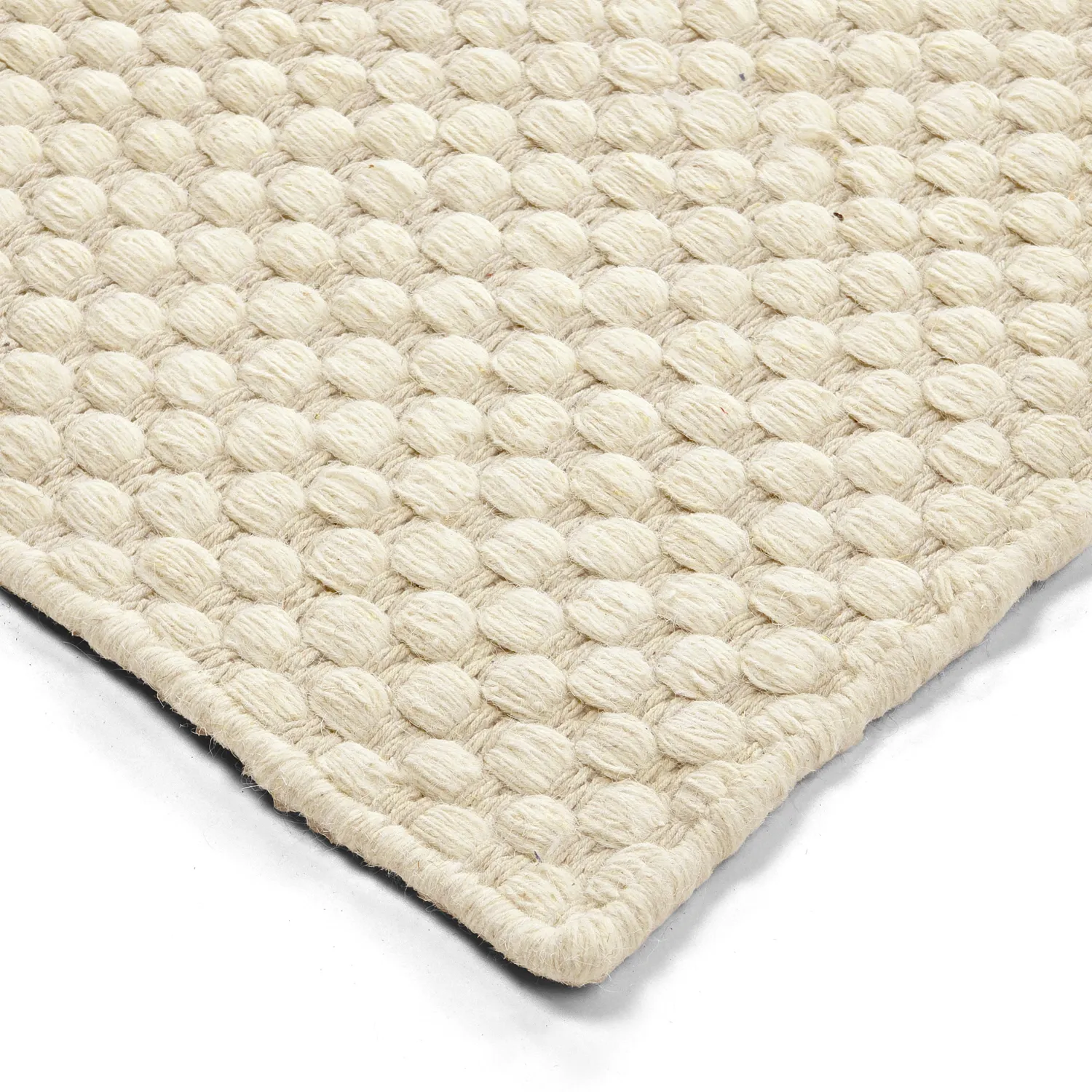 Wollteppich - Ovelia (beige/weiß)