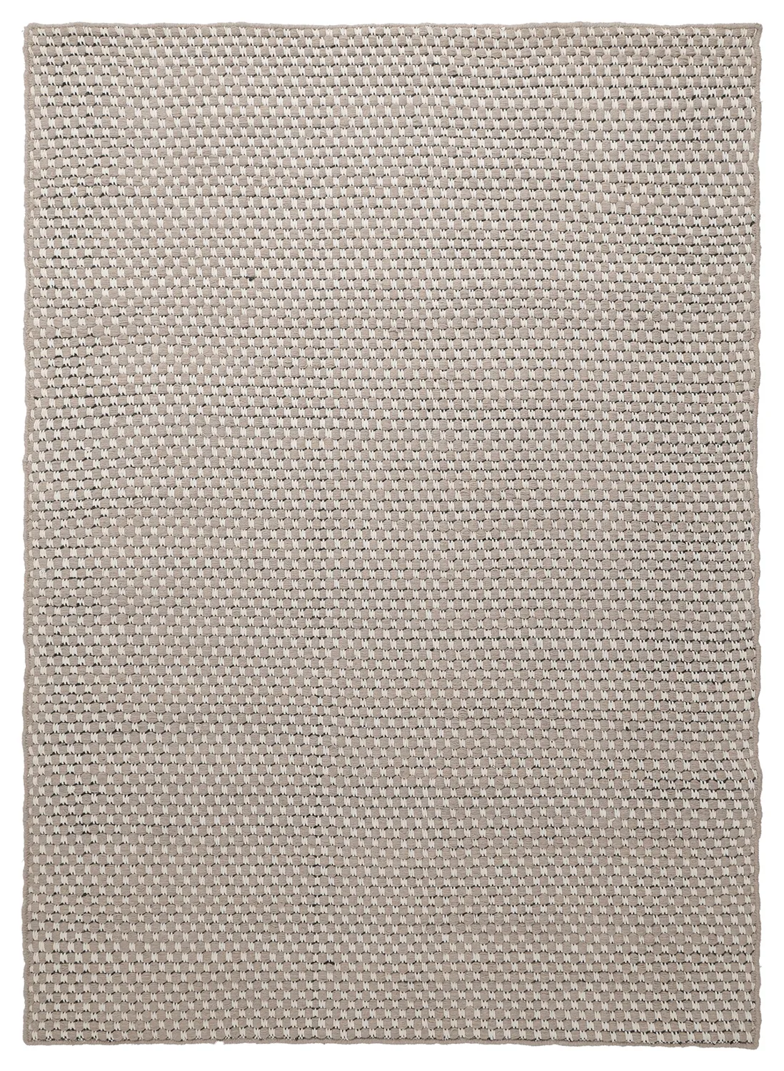 Wollteppich - Ovelia (taupe/weiß)